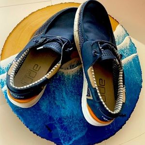 Worn a few times.  Hey dudes, Welsh, grip navy men’s size 12